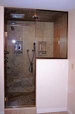 Rockport frameless steam shower